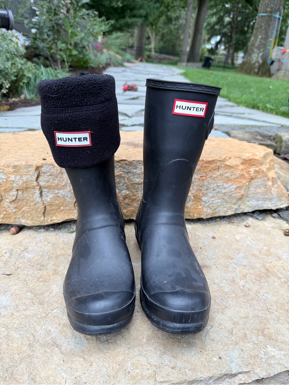 Hunter rain boots